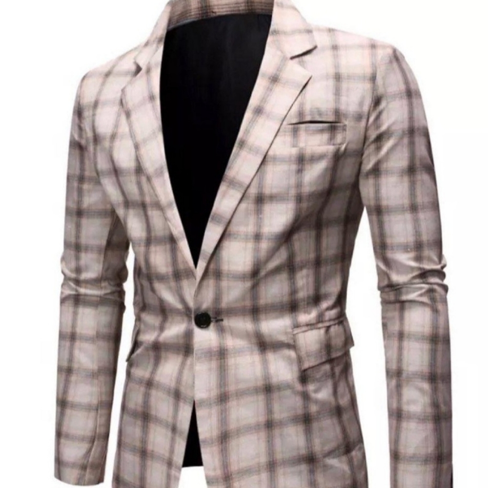 Plaid Men's Sports Jacket